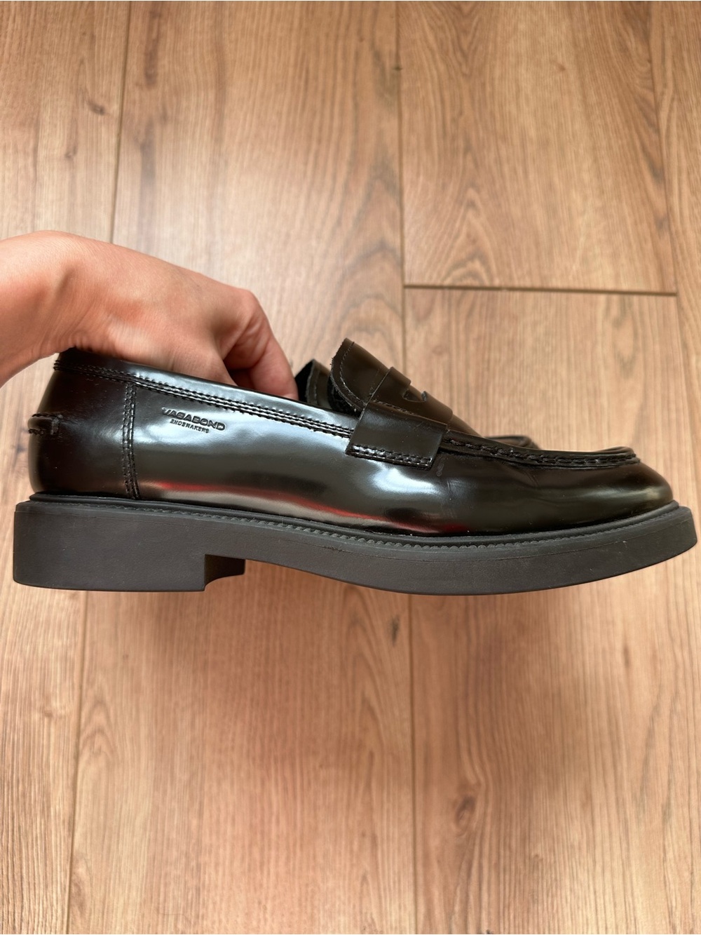 Vagabond Courtney Black Leather Penny Loafers Women’s EU 39 US 9